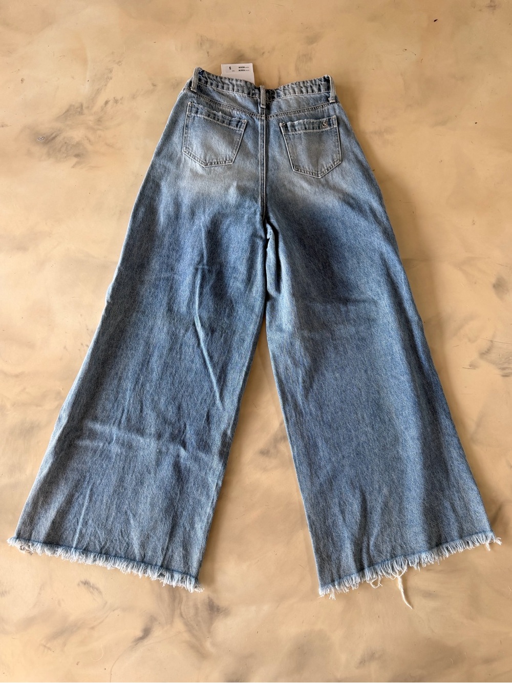 Special A Y2K Wide Leg Blue Denim Jeans NWT Sz 5 - Picture 2 of 8